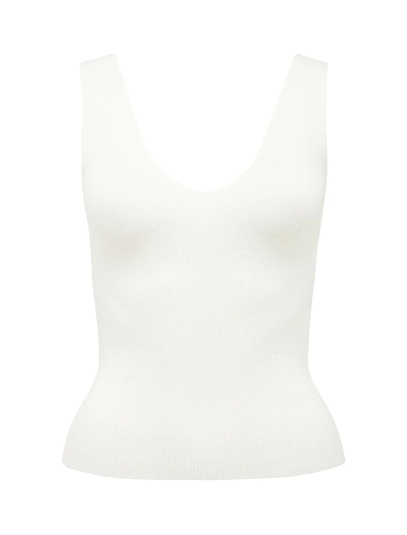 Annie V Neck Knit Tank