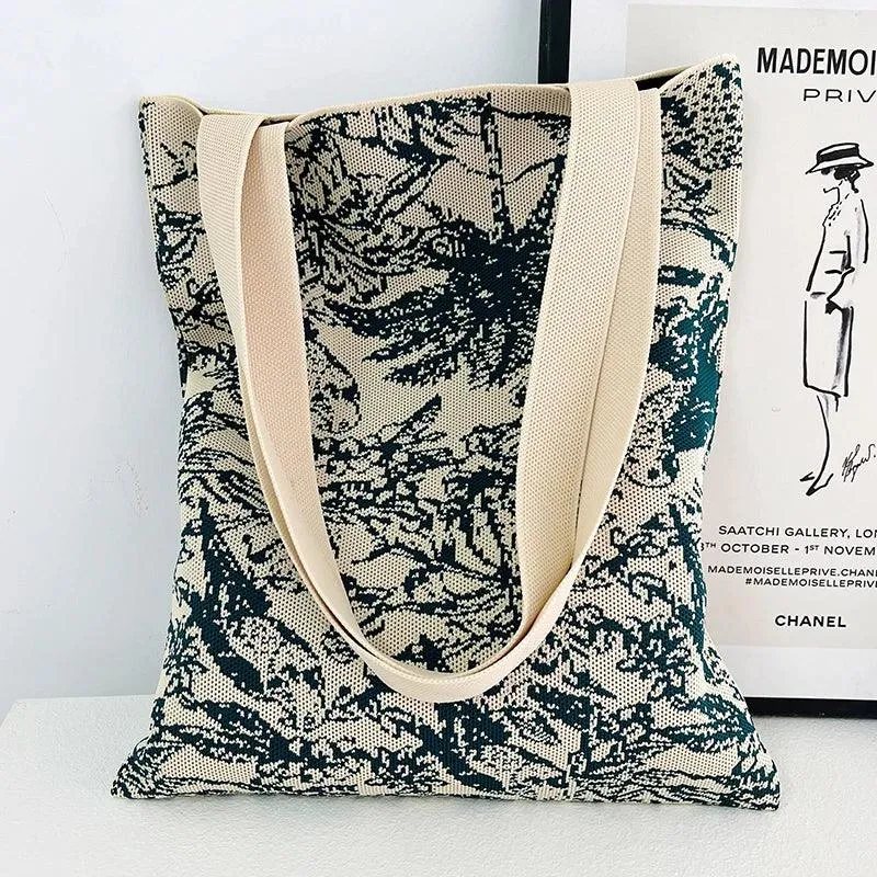 Whiskers n' Yarn Knit Tote Bag